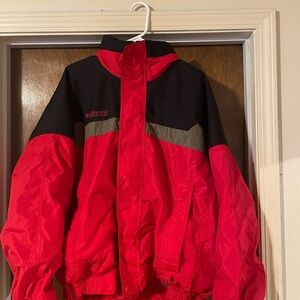Columbia Red and Black Jacket